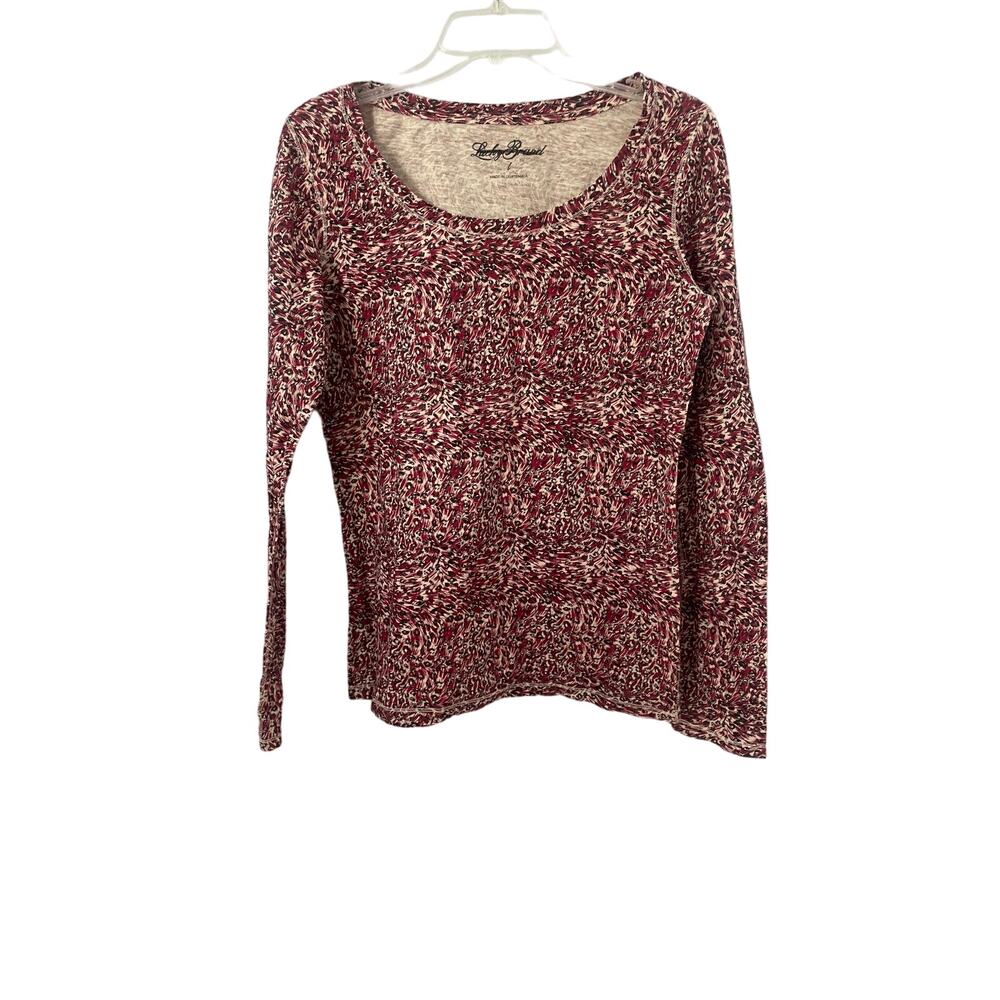 Lucky Brand Cotton Scoop Neck Tunic Sz L